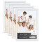 Pack of 4 Matte White Picture Frames | Solid Wood | UV-Resistant Acrylic | Easy Gallery Wall Setup